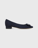 Load image into Gallery viewer, Bridgette Shoe in Navy Suede
