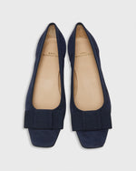 Load image into Gallery viewer, Bridgette Shoe in Navy Suede
