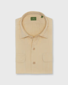 Luke Work Shirt in Sawdust Lightweight Twill