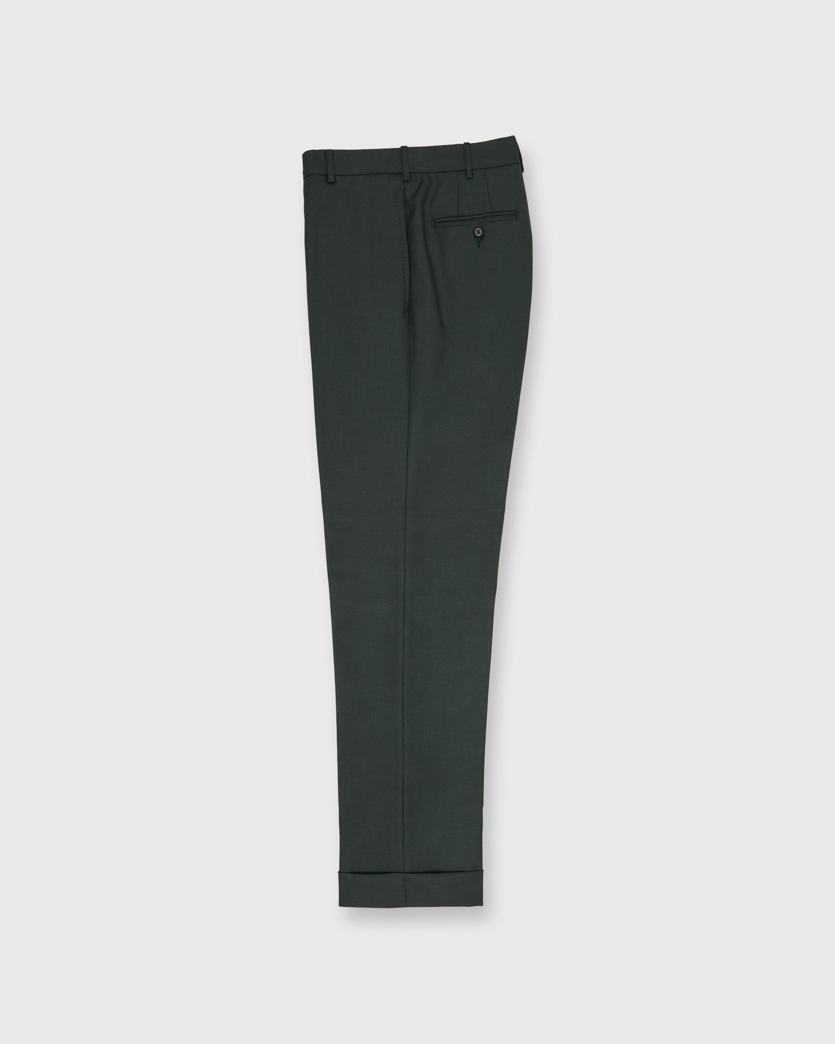 Dress Trouser in Dark Spruce Midweight Twill