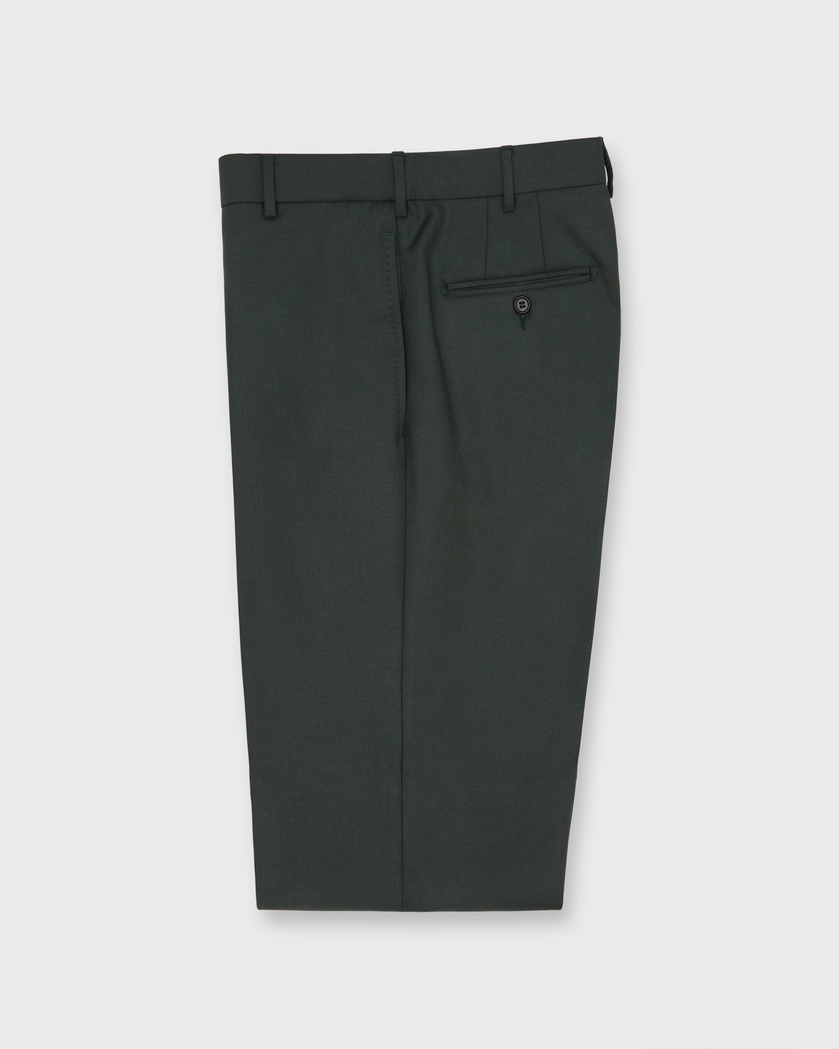 Dress Trouser in Dark Spruce Midweight Twill