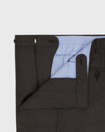 Load image into Gallery viewer, Dress Trouser in Char Brown Twill
