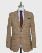 Load image into Gallery viewer, Virgil No. 3 Jacket in Oat/Mocha/Blue Glen Plaid Tweed
