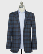 Load image into Gallery viewer, Virgil No. 4 Jacket in Blue/Brown Plaid Flannel
