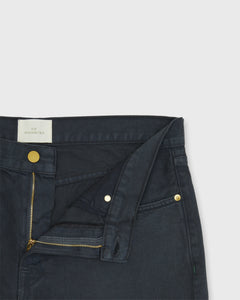 Slim Straight Jean in Coal Garment-Dyed Denim