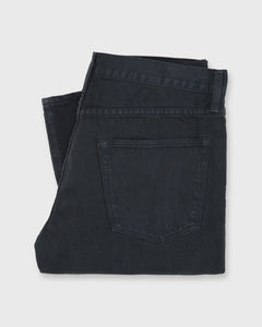 Slim Straight Jean in Coal Garment-Dyed Denim