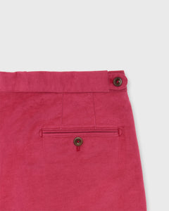 Side-Tab Sport Trouser in Berry Moleskin