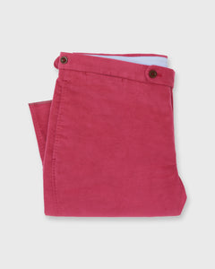 Side-Tab Sport Trouser in Berry Moleskin