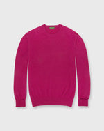 Load image into Gallery viewer, Classic Crewneck Sweater in Beet Cashmere
