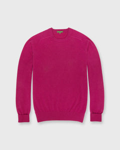 Classic Crewneck Sweater in Beet Cashmere