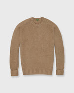 Load image into Gallery viewer, Mid-Gauge Crewneck Sweater in Heather Oat Cashmere
