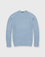 Load image into Gallery viewer, Mid-Gauge Crewneck Sweater in Heather Sky Cashmere
