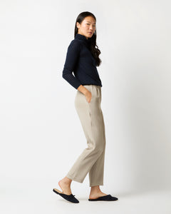 Nova Pant in Birch Washed Silk Crepe de Chine