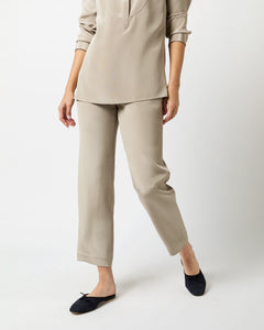 Nova Pant in Birch Washed Silk Crepe de Chine