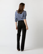 Load image into Gallery viewer, Sloane Trouser Jean in Black Stretch Denim
