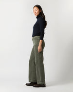 Load image into Gallery viewer, Coco Patch Pocket Jean in Blue Spruce Stretch Cord
