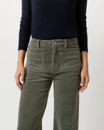 Load image into Gallery viewer, Coco Patch Pocket Jean in Blue Spruce Stretch Cord
