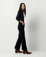 Load image into Gallery viewer, Kendall Flare 5-Pocket Jean in Navy Stretch Velveteen
