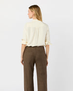 Load image into Gallery viewer, Marigold Blouse in Ivory Silk Crepe de Chine
