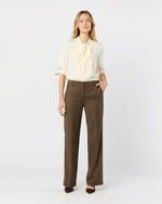 Load image into Gallery viewer, Marigold Blouse in Ivory Silk Crepe de Chine
