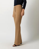 Load image into Gallery viewer, Norah Flare Pant in Camel Hair Flannel
