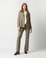 Load image into Gallery viewer, Margaret Jacket in Brown/Green Plaid Wool Blend
