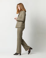 Load image into Gallery viewer, Margaret Jacket in Brown/Green Plaid Wool Blend
