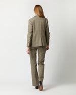 Load image into Gallery viewer, Margaret Jacket in Brown/Green Plaid Wool Blend
