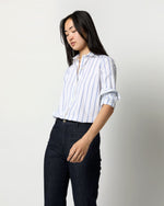 Load image into Gallery viewer, Understudy Shirt in White/Blue Multi Stripe Poplin
