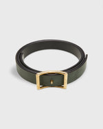 Load image into Gallery viewer, 1&quot; Reversible Conroy Belt in Bottle Green Bridle
