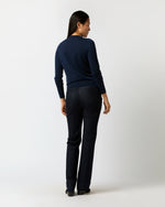 Load image into Gallery viewer, Alida Crewneck Sweater in Navy Cashmere
