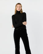 Load image into Gallery viewer, Alida Turtleneck Sweater in Black Cashmere
