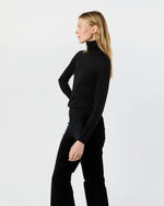 Load image into Gallery viewer, Alida Turtleneck Sweater in Black Cashmere
