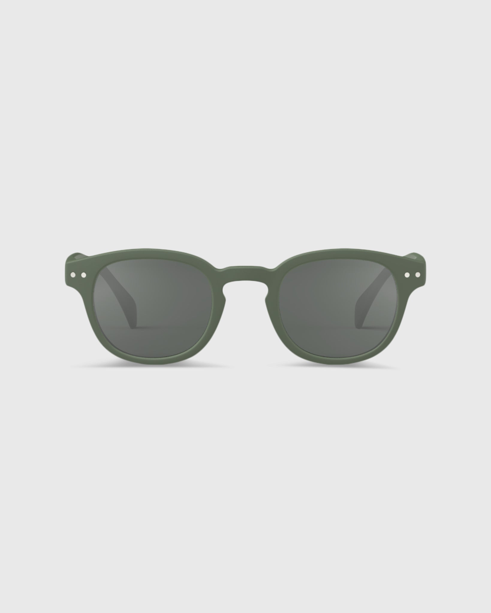 #C Sunglasses in Kaki Green