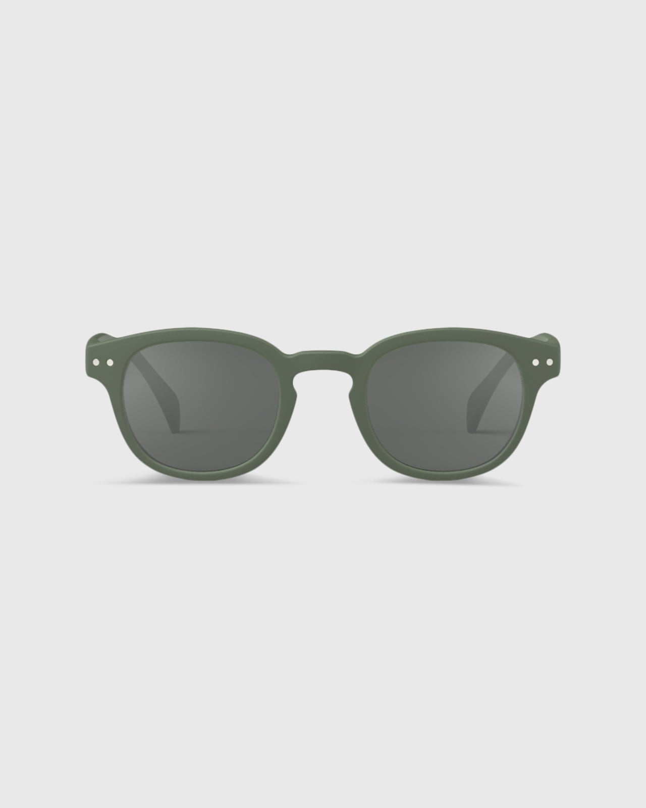 #C Sunglasses in Kaki Green