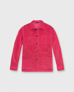 Chore Jacket in Berry Moleskin