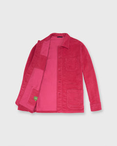 Chore Jacket in Berry Moleskin