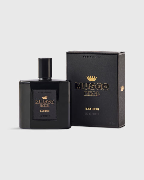 MUSGO ムスゴ レアル ブラック エディション オードトワレ 100ml Eau de Toilette in Black Edition | Shop Sid Mashburn