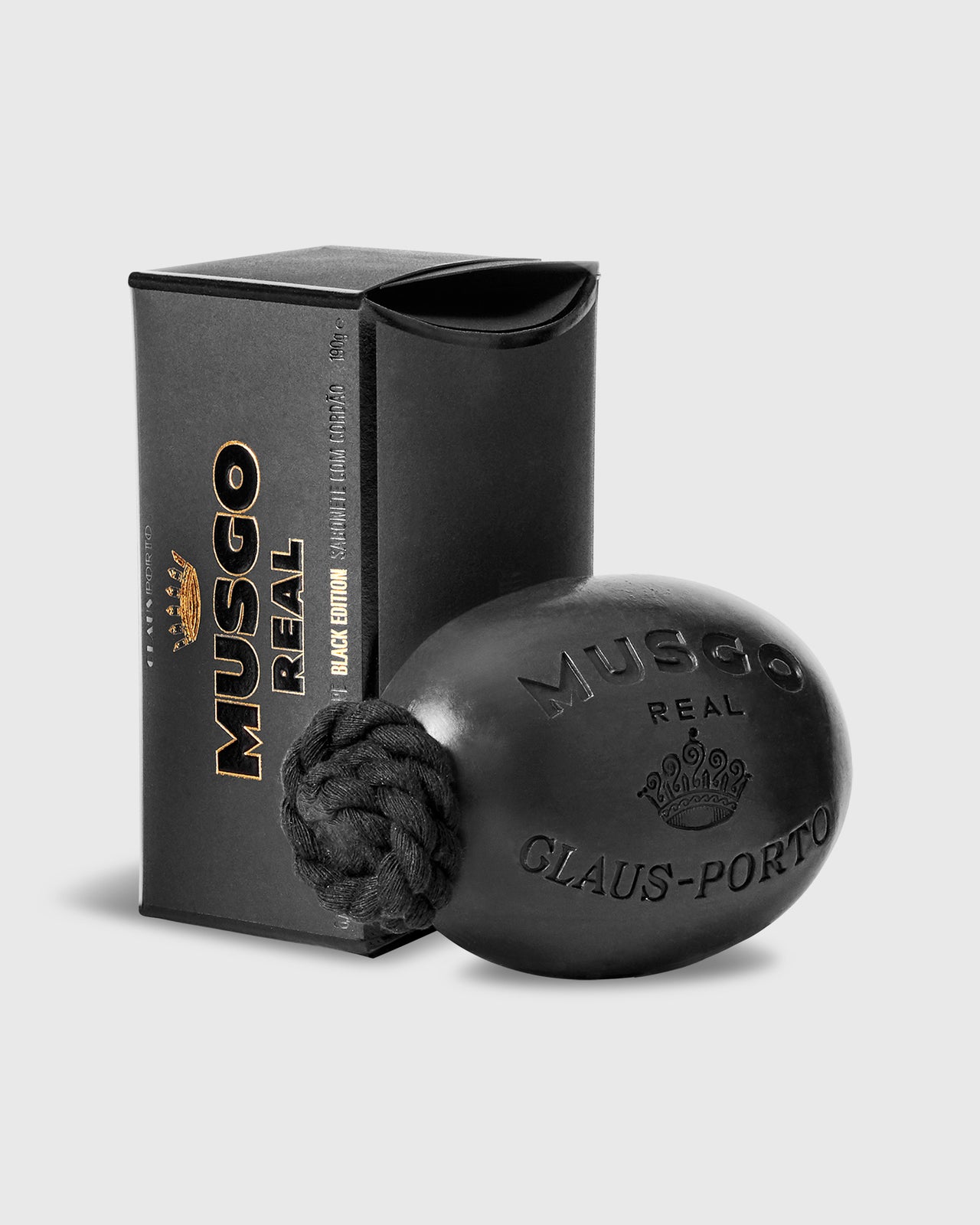 Soap on a Rope in Black Edition