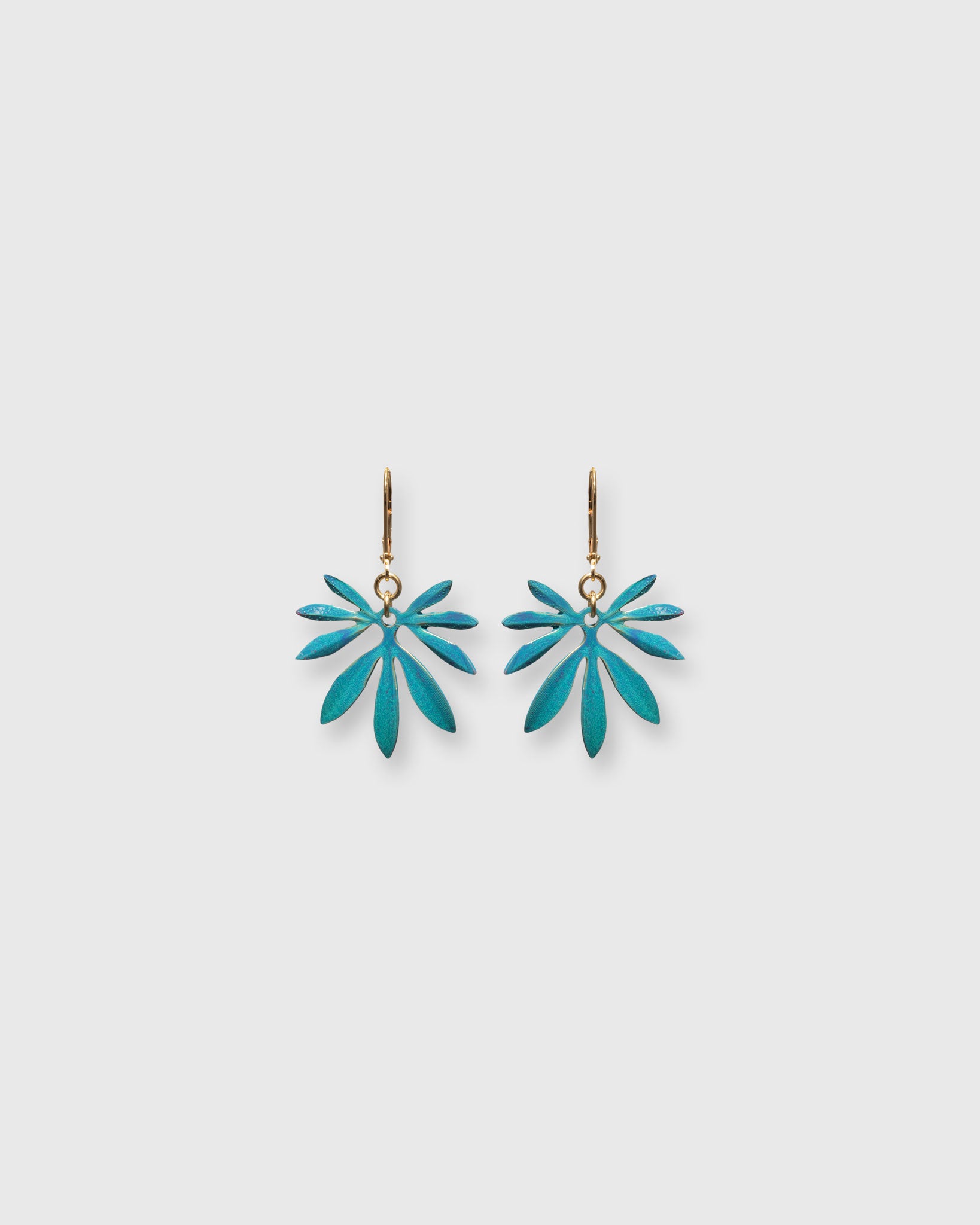 Ocean Bambu Earrings in Blue/Green