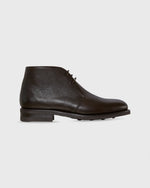 Load image into Gallery viewer, Chukka Boot in Dark Brown Utah Grain Calfskin
