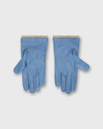 Load image into Gallery viewer, Hand-Stitched Cashmere Lined Gloves in Dusty Blue Nappa Leather
