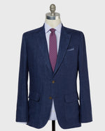 Load image into Gallery viewer, Ghost Blazer in Blue Herringbone
