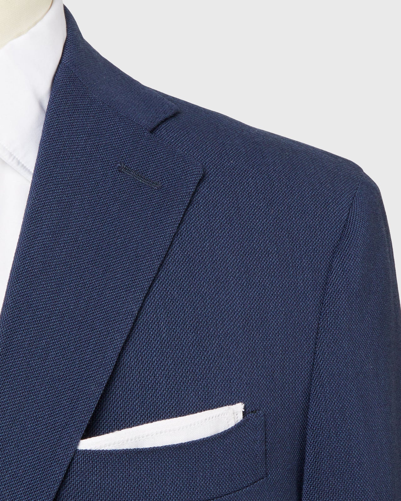 Virgil No. 3 Suit in Blue Wool Quattro Hopsack