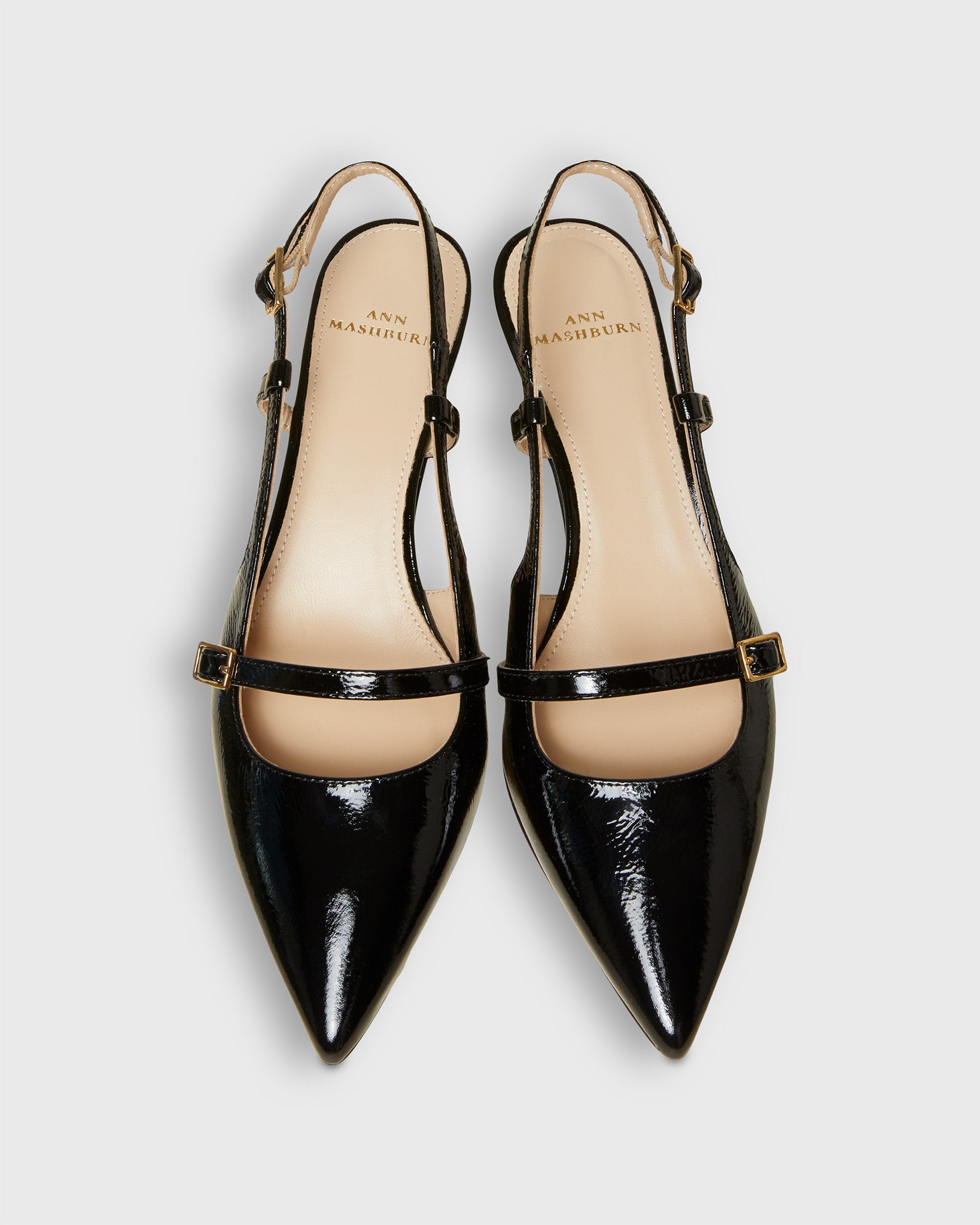 Patent leather slingback heels best sale