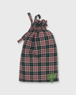 Load image into Gallery viewer, Button-Front Boxer Short in Hunter/Red/Sky Plaid Poplin
