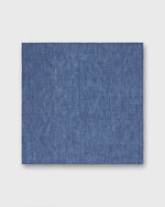 Load image into Gallery viewer, Linen Woven Pocket Square in Riviera Blue
