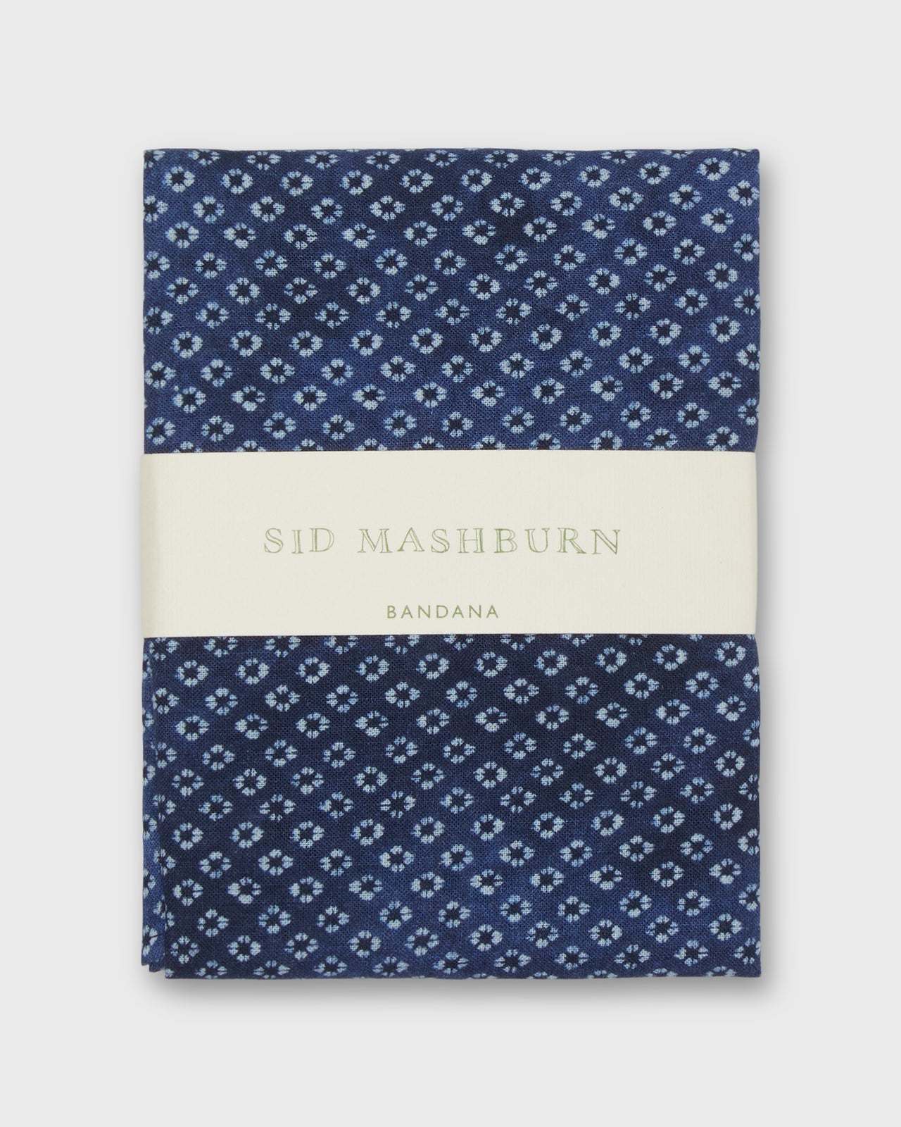 Bandana in Indigo Mini Batik Print