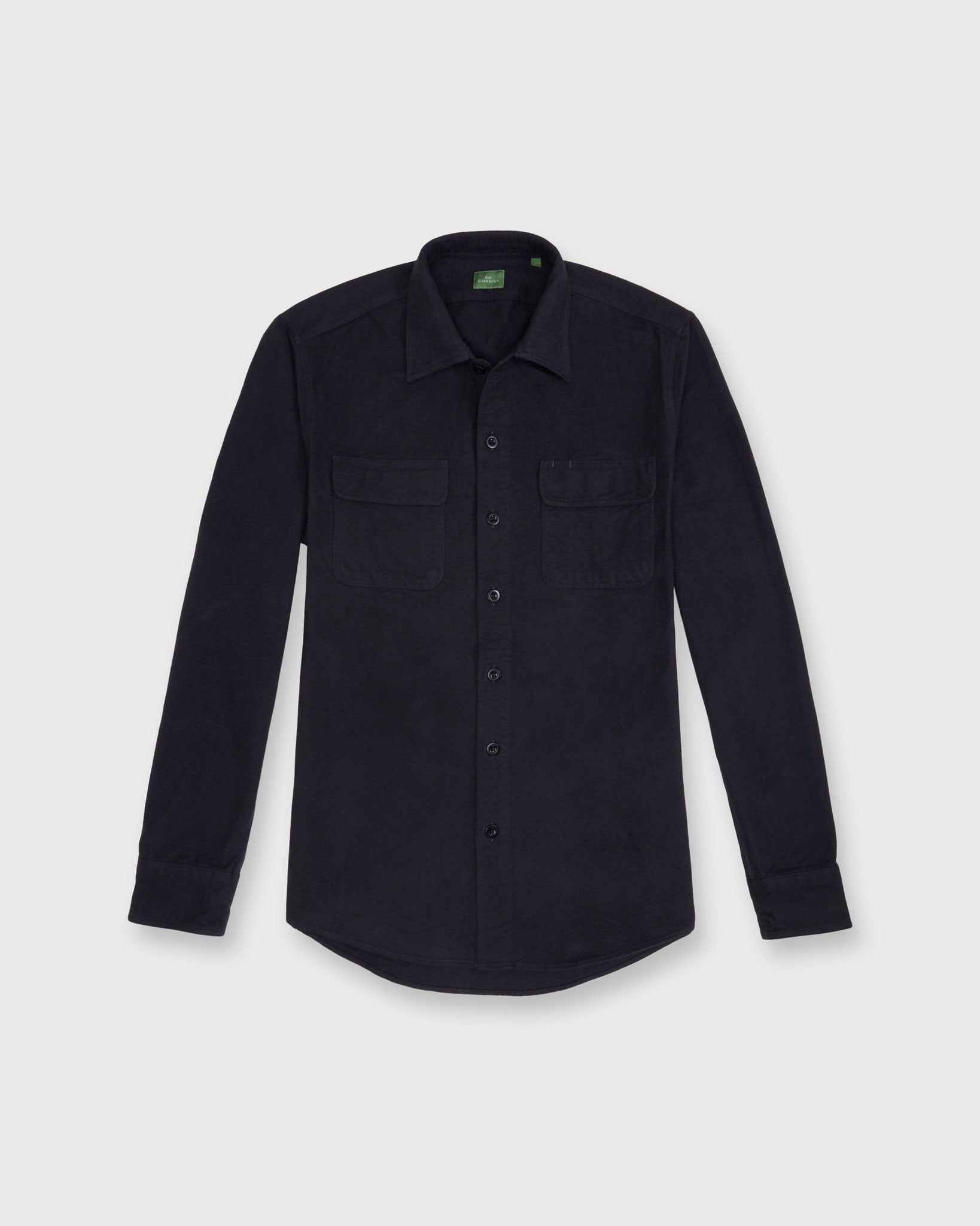 Luke Work Shirt in Navy Chamois