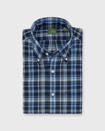 Load image into Gallery viewer, Button-Down Sport Shirt in Blue/Sky/Bone Madras
